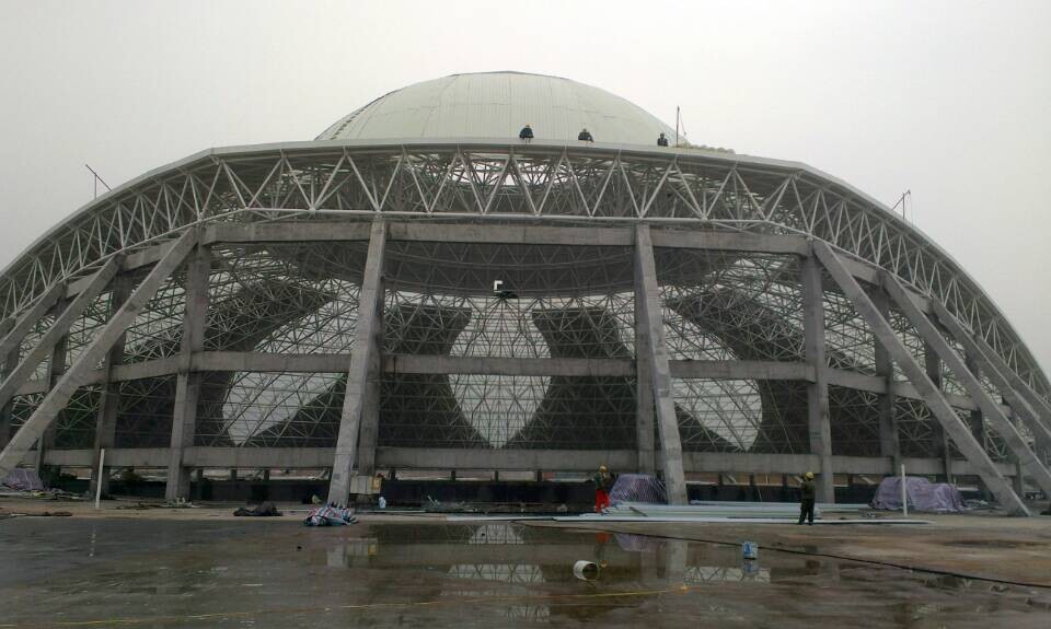 兴平温泉馆网架工程